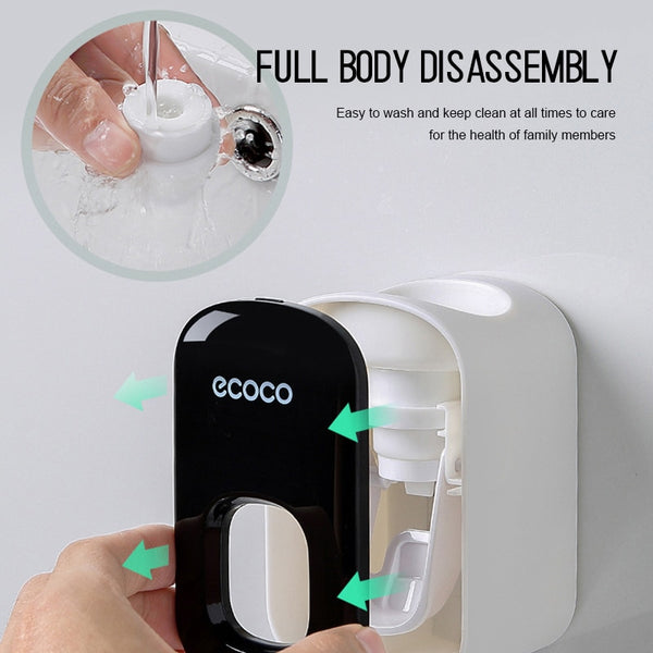 Toothpaste Dispenser Excluding Toothbrushes, Automatic Electric Toothpaste  Squeezer With Sensor Wall-mounted For Washroom Bathroom