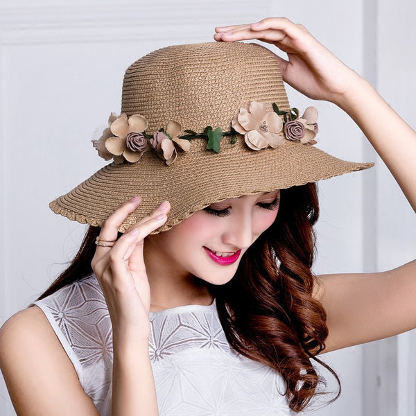 Summer Sun Hat, Elegant female Hat, Vintage Hats