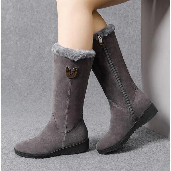 Winter Shoes Women Keep Warm Snow Boots 2023 Waterproof Non-slip Cotton  Padded Shoes Woman Platform Thicken Plush Ankle Boots