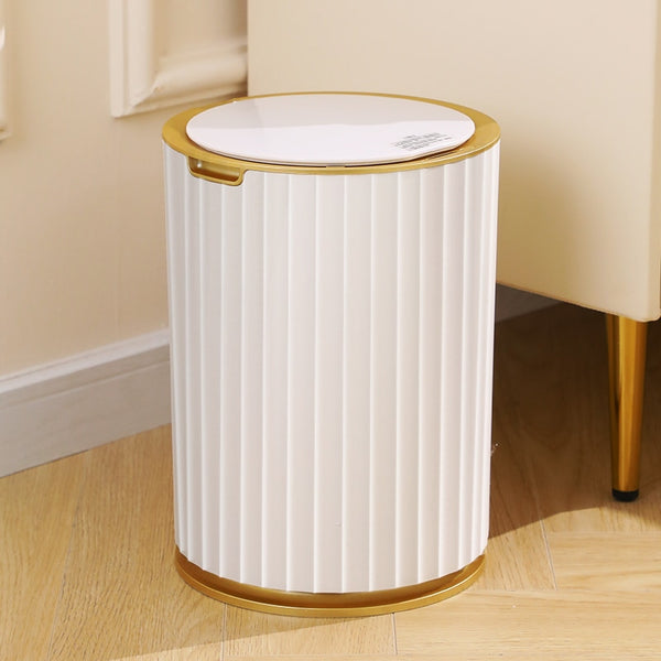 10L imitation Wood Smart Sensor Trash Can Touch Free Automatic