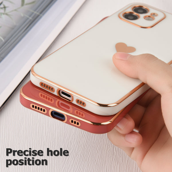 Square Grey Case Compatible with iPhone 13 Pro Max, Luxury Clover Pattern  Shockproof Protection Heavy Duty Phone Case with Ring Stand 