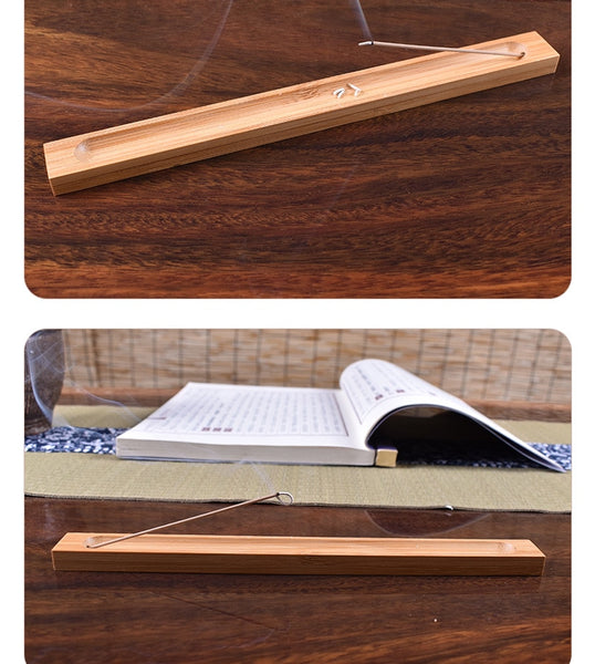 Sandalwood Base Wood Incense Stick Holder – Stylemein