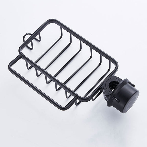 1PCS Kitchen Anti-Rust Sink Sponge Holder Space Aluminium Dish Washing  Drain Drying Rack Storage Holder Kitchen Sink Accessories