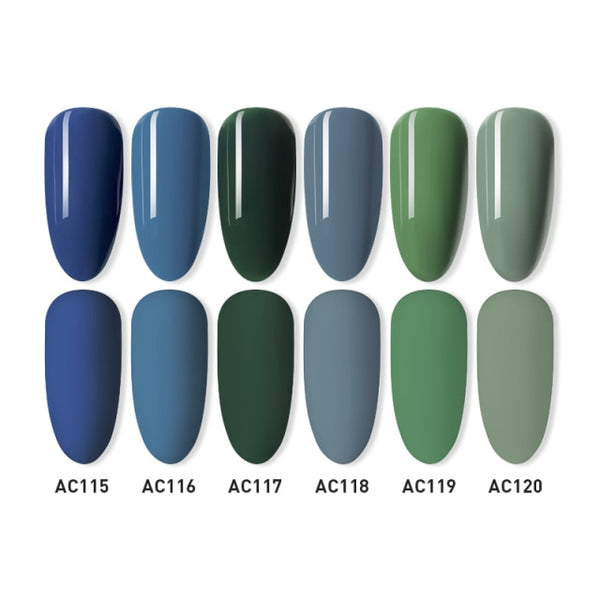 30 Cute Fall 2021 Nail Trends to Inspire You : Green Fall Nails